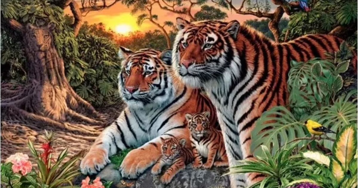 copy of articles thumbnail 1200 x 630 8 10.jpg - Can YOU Put Those Eyes To The Test & Find All 16 Tigers Hidden In This Vibrant Jungle Scene?