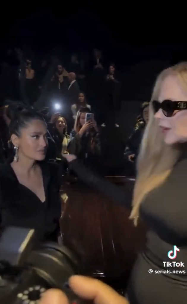 Nicole Kidman PUSHES Salma Hayek Away During Tense Moment at Balenciaga