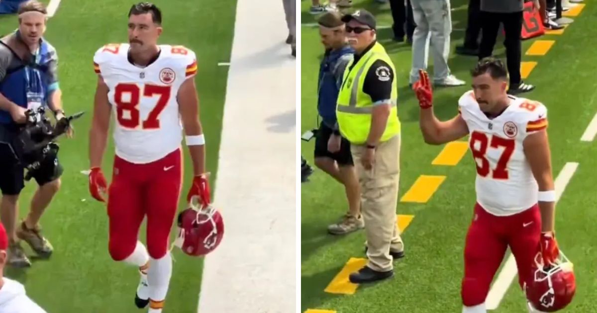 copy of articles thumbnail 1200 x 630 7 4.jpg - Hello Bond Villian! Travis Kelce Stuns Fans With Bold New Hair Transformation Amid Backlash For Poor Performance