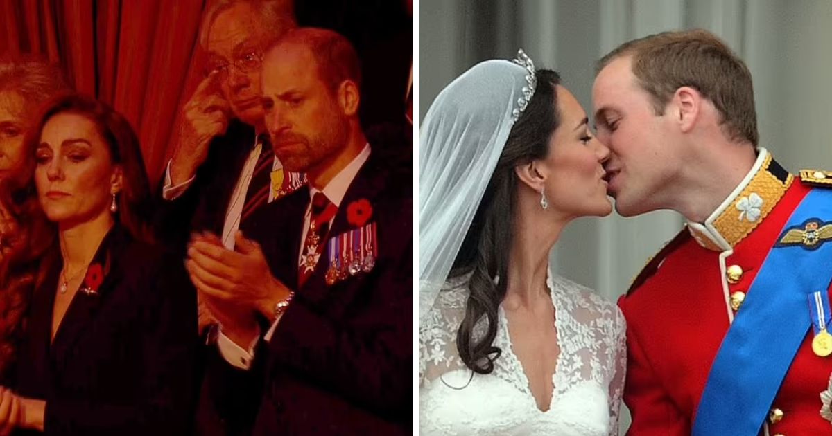 copy of articles thumbnail 1200 x 630 5 7.jpg - Prince William & Princess Kate Pictured 'Crying' As Hymn From Their Wedding Played At Festival of Remembrance