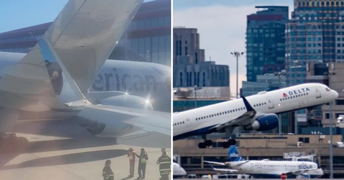 copy of articles thumbnail 1200 x 630 3 3.jpg - Chaos At Boston Airport As FOUR Planes COLLIDE On Tarmac With 'Cracked Wings & Loud Bangs'