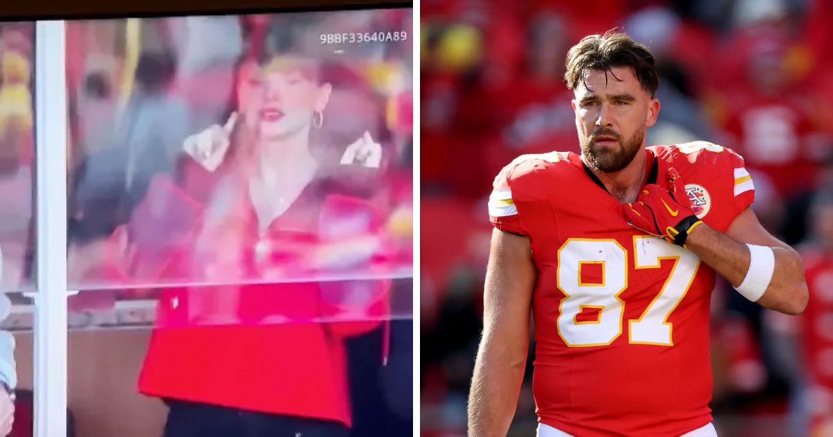 copy of articles thumbnail 1200 x 630 5.jpg - Taylor Swift Turns Stadium Into A Love Ground By Sending Sweet Signals To Travis Kelce During Game