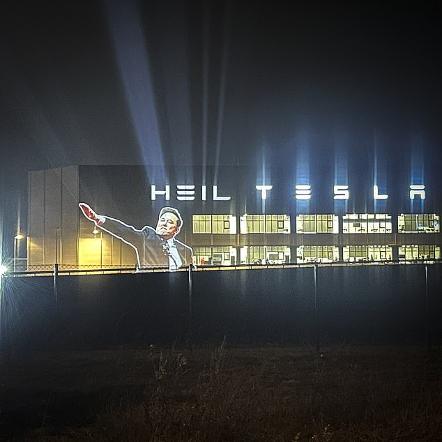 Elon Musk s Nazi Salute Row Continues As Heil Tesla Projected Onto elon-musk-s-nazi-salute-row-continues-as-heil-tesla-projected-onto