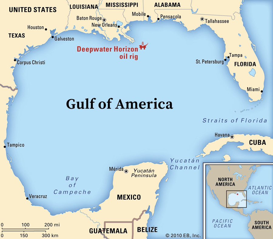 Latest victory for donald trump as google maps changes gulf of mexico