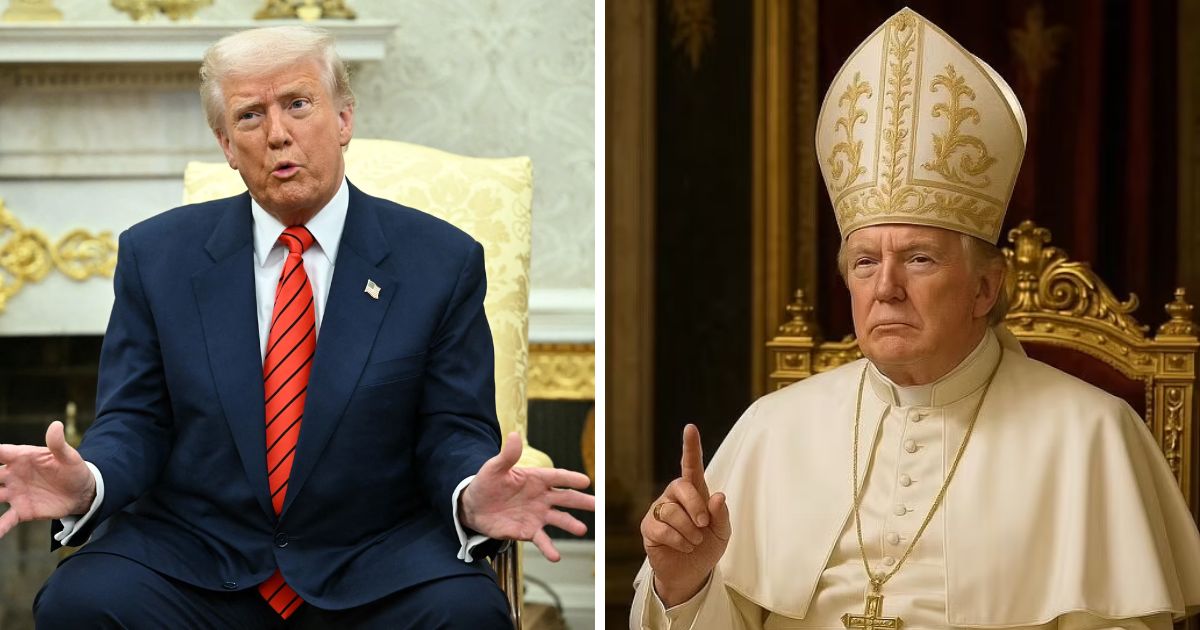 copy of articles thumbnail 1200 x 630 48.jpg - ‘A Great Disrespect!’- Trump Blasted for Posting Himself as the Pope - Just One Week After Francis’ Funeral
