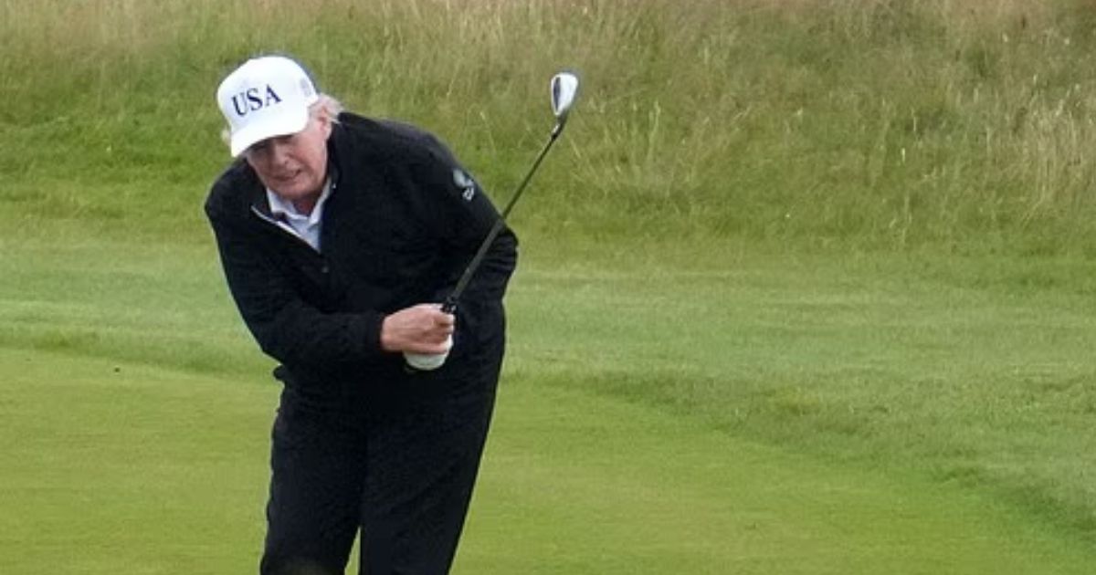 copy of articles thumbnail 1200 x 630 2025 07 28t054319 621.jpg - 'Once a Felon, Always a Felon!'- Footage of Donald Trump 'cheating' on the golf course goes viral