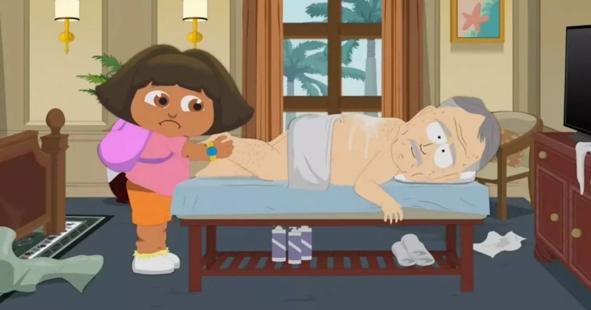 copy of articles thumbnail 1200 x 630 2025 08 08t153842 770.jpg - Controversial new South Park episode shows Dora the Explorer being trafficked to 'Mar-a-Lago island'