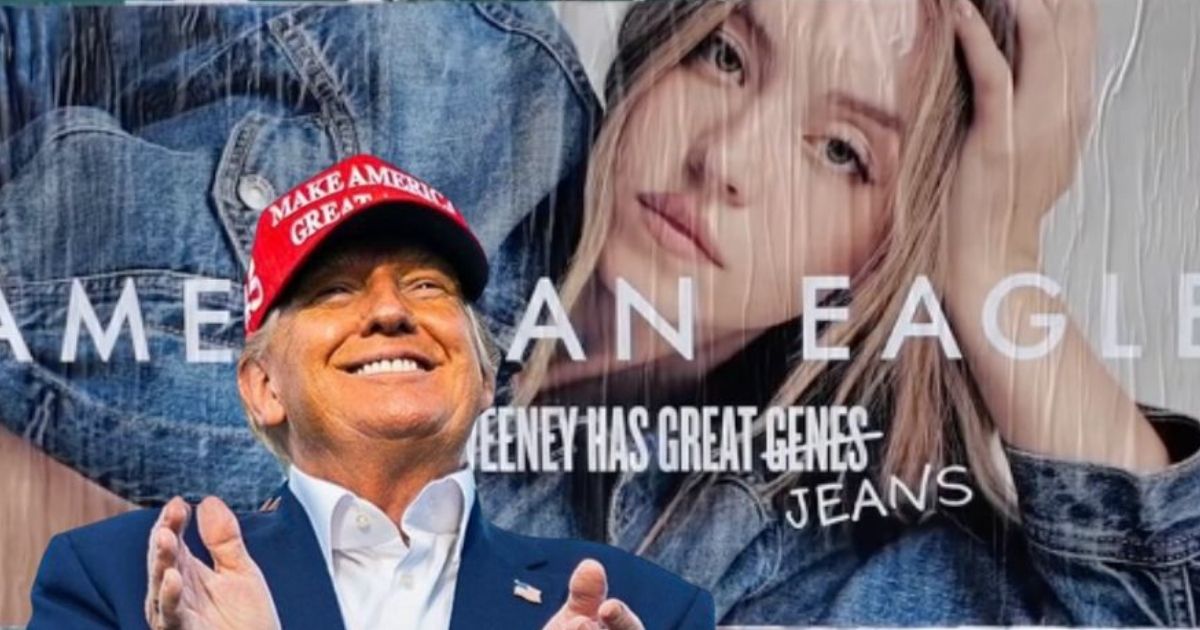 copy of articles thumbnail 1200 x 630 2025 08 15t144509 165.jpg - Trump campaign gets in on Sydney Sweeney controversy with new 'great jeans' MAGA hat