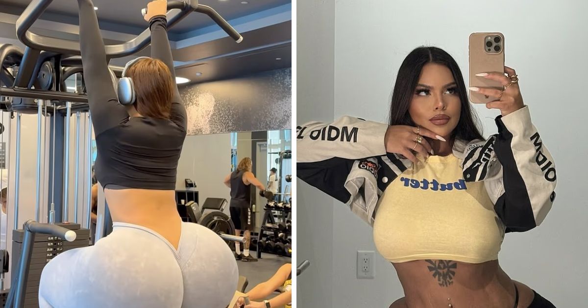 copy of articles thumbnail 1200 x 630 2025 08 28t210956 945.jpg - People Left Stunned by Plus-Sized Model's Gym Outfit - As She Insists Her Large Curves Are 'All Natural'