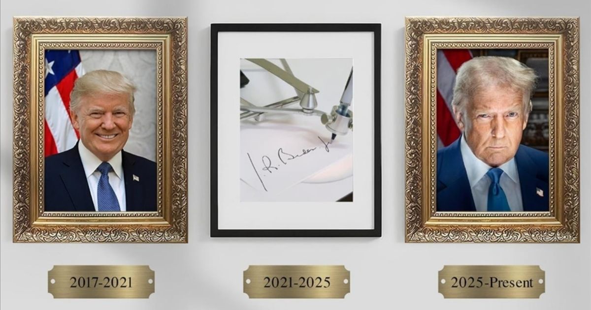 copy of articles thumbnail 1200 x 630 2025 09 04t155617 095.jpg - Pen Wars! Donald Trump Gets Revenge on Joe Biden by Featuring Ex-President's Infamous Autopen in His New Portrait at White House