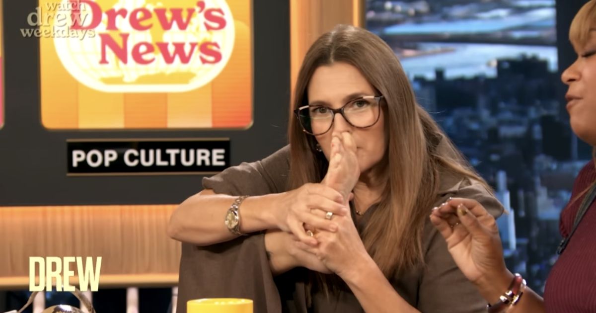 copy of articles thumbnail 1200 x 630 2025 10 13t180256 410.jpg - 'Learn Some Manners'- Drew Barrymore smells her ‘dirty’ feet live on TV, shoves them in co-hosts’ faces