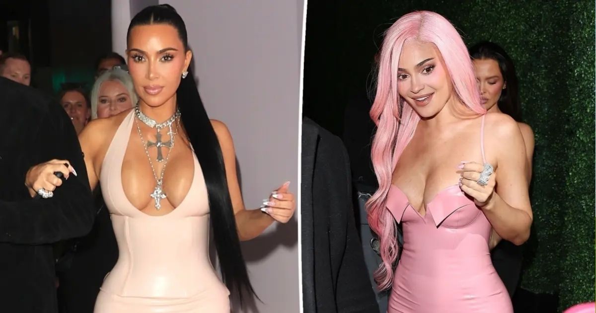 copy of articles thumbnail 1200 x 630 2025 10 18t224417 357.jpg - “Too Much Plastic”- Kylie Jenner and Kim Kardashian rock skintight latex dresses at Kylie Cosmetics pop-up event