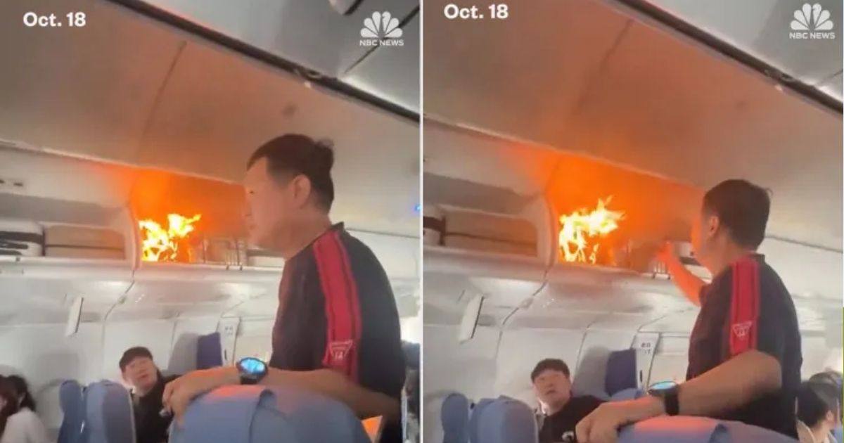 copy of articles thumbnail 1200 x 630 98 24.jpg - Plane Makes Emergency Landing After Lithium Battery Ignites in Flames in Traveler’s Carry-On Luggage
