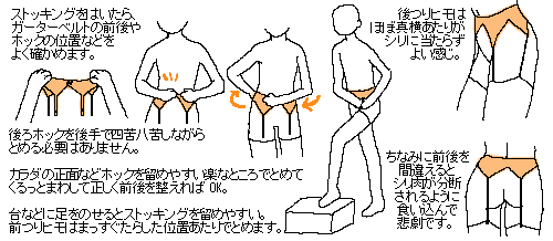 ガーターベルトは便利 その付け方 使い方と効果まとめ Hachibachi